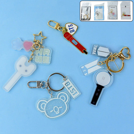 Cute Acrylic and Metal Keychains (1 Pc & mix design)