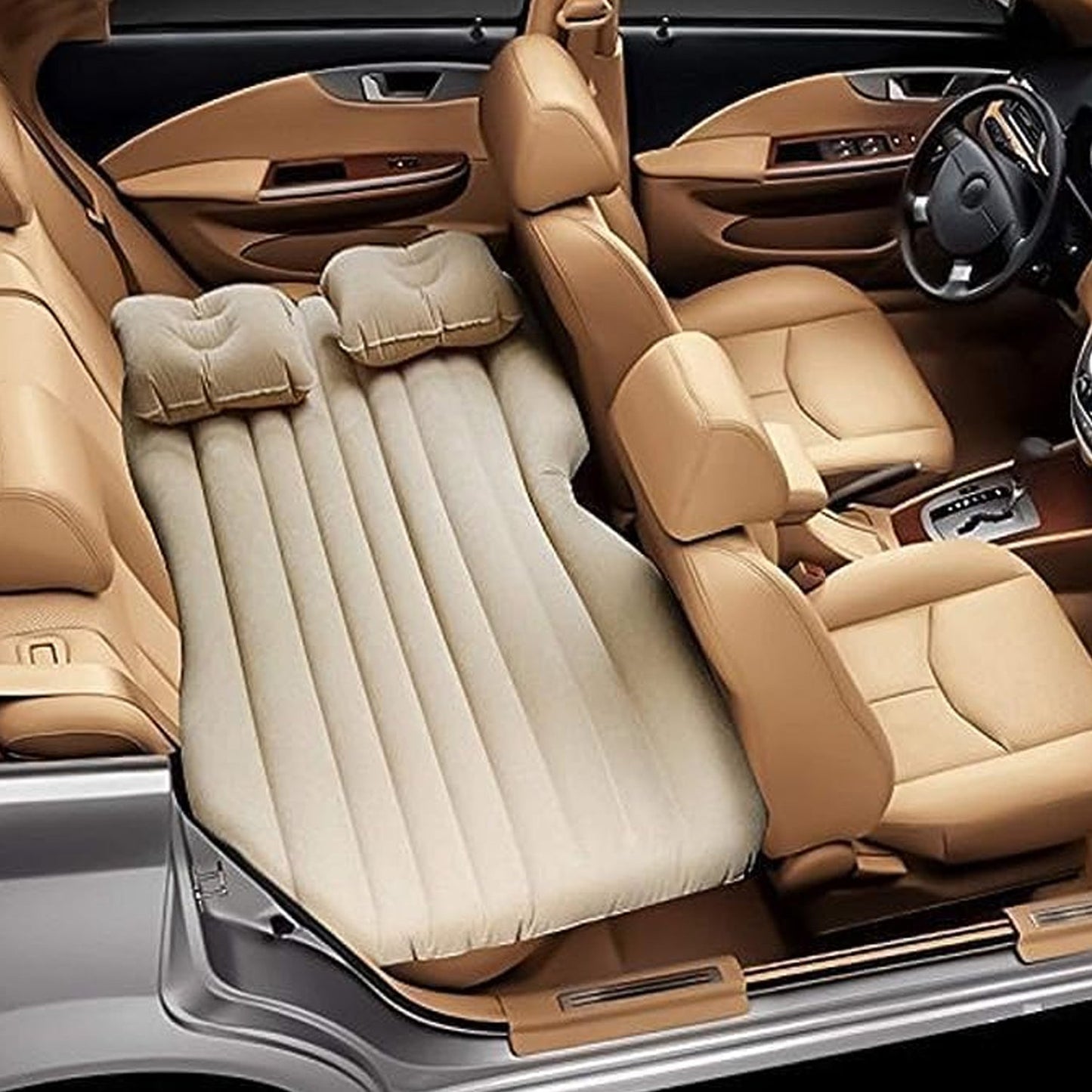 Portable Car Backseat Inflatable Air Mattress Bed (1 Pc)