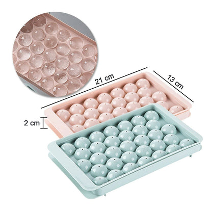 Plastic Round BPA Free Reusable Ice Cube Ice Ball Mold / Lolli Candy Maker (20x12cm)