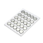 3V 2016 lithium button cell battery pack of 25