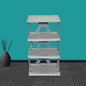 Foldable Shoe Rack (1 Pc, 4 Layers): Space-Saving, Entryway Storage