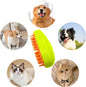 3-in-1 Cat Steamy Brush – Self-Cleaning Pet Grooming & Hair Removal Comb